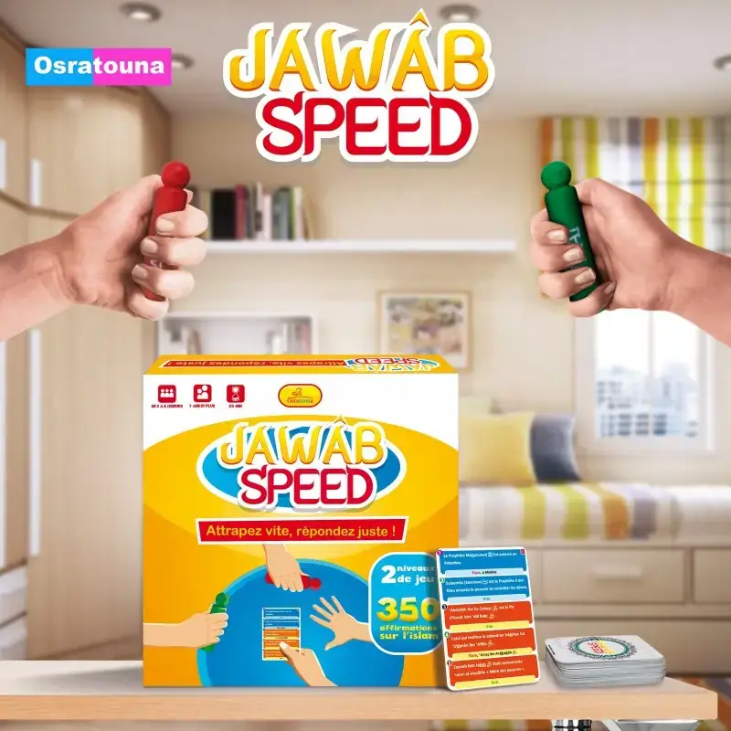 Jawâb Speed - Attrapez vite, répondez juste (jeu de société)