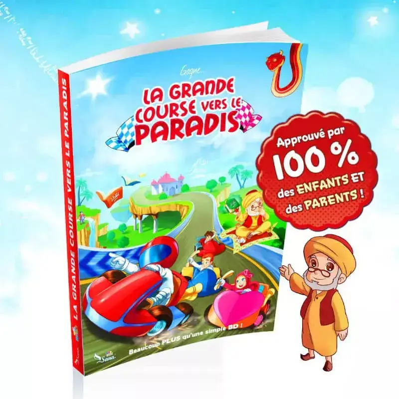 La grande course vers le Paradis - bande dessinée et jeu éducatif