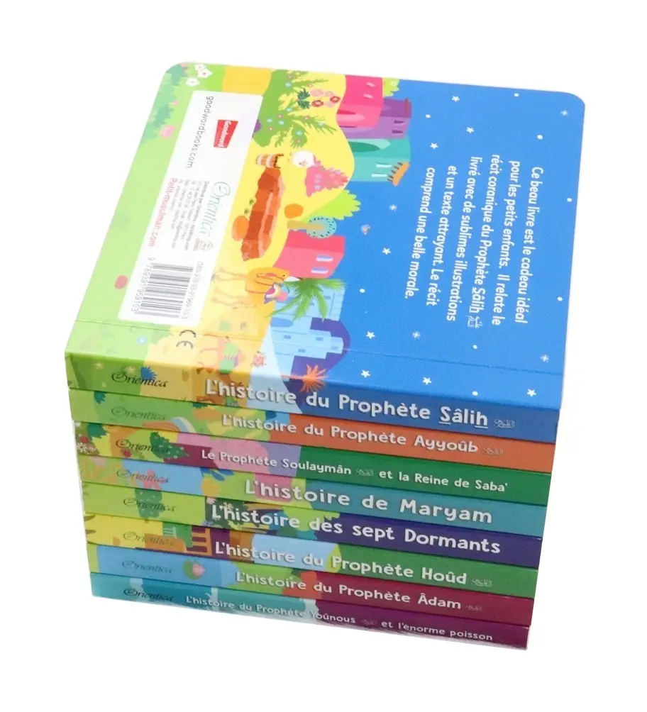 Pack de 8 livres pour enfants (Livres avec pages cartonnées)