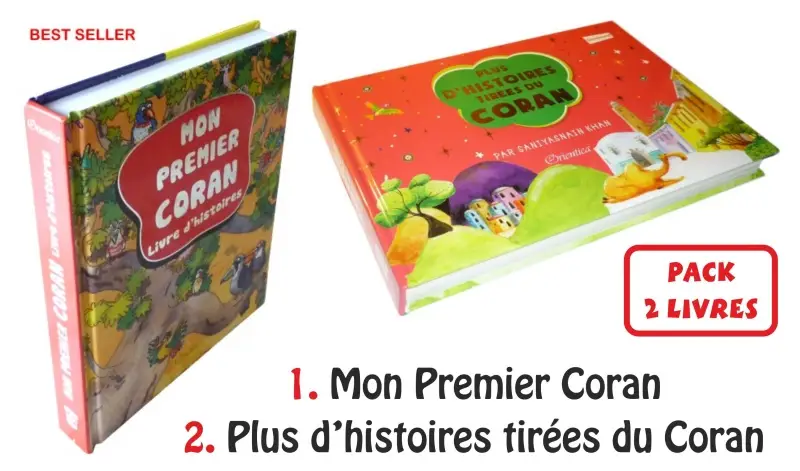 Pack deux livres : "Mon Premier Coran" et "Plus d'histoires tirées du Coran"