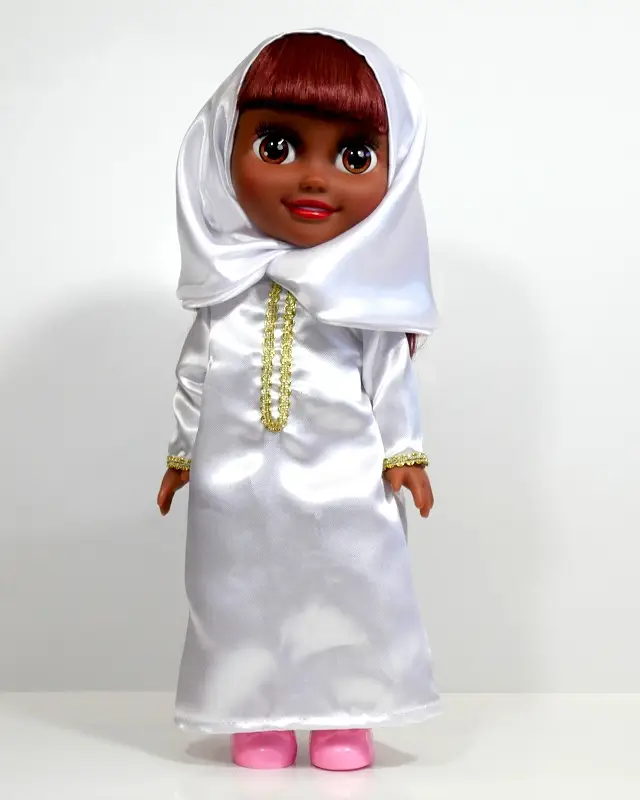 Poupée musulmane "Chifa" parlante (version de luxe) - Vêtement blanc